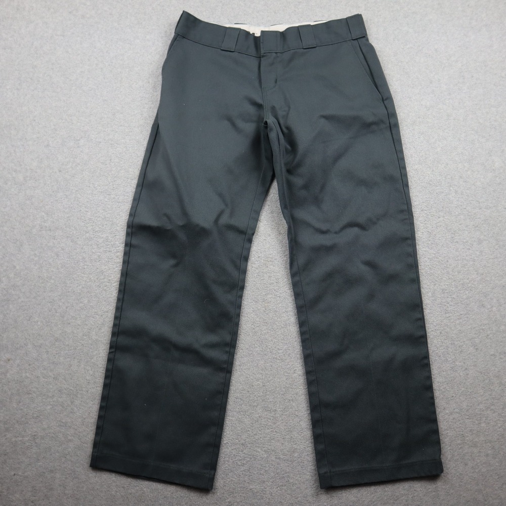 Dickies Pants Womens 4R 774 Original Fit Charcoal Gray Workwear Straight Leg